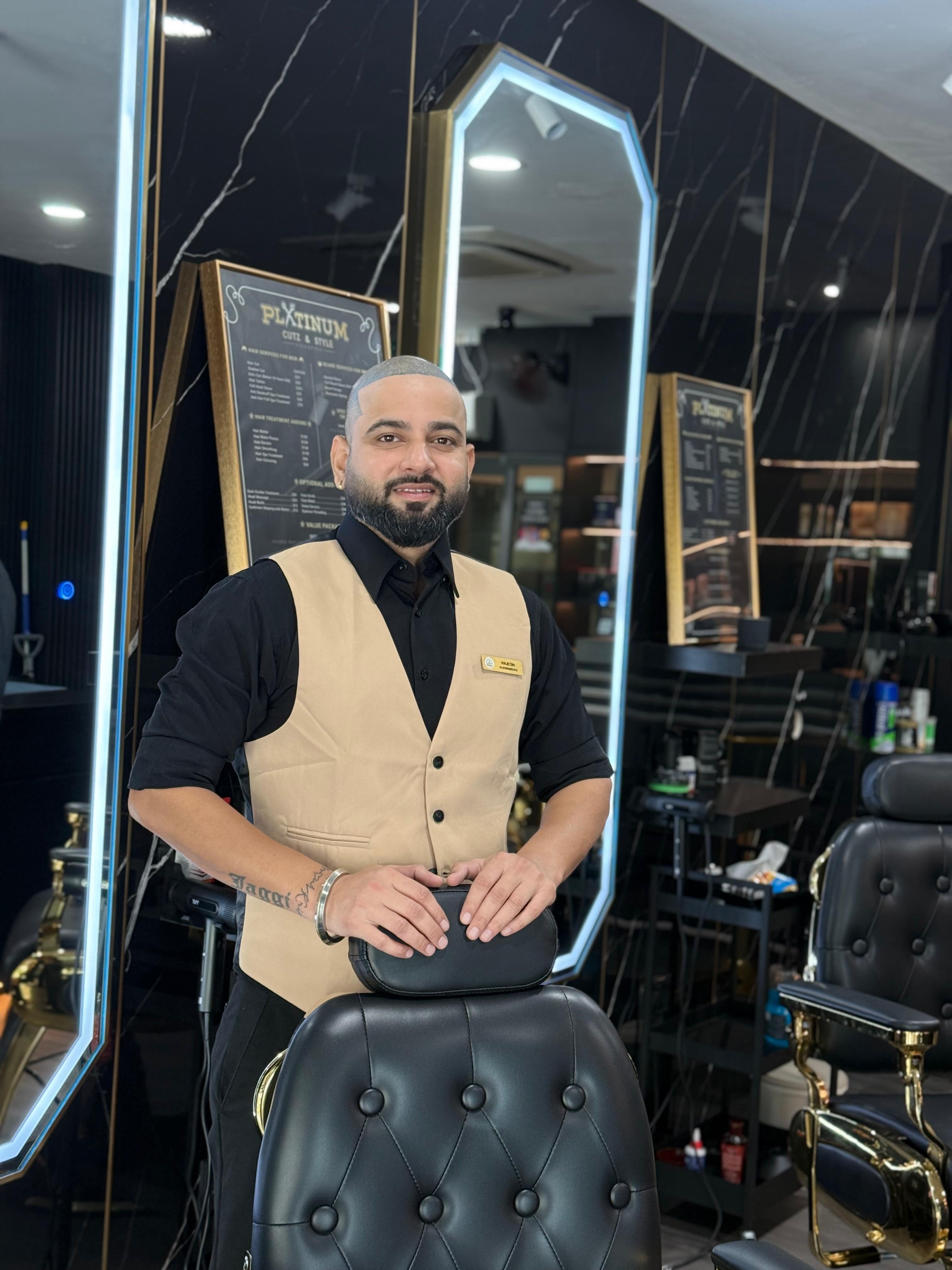 Rajesh — Barber at Platinum Cutz Singapore