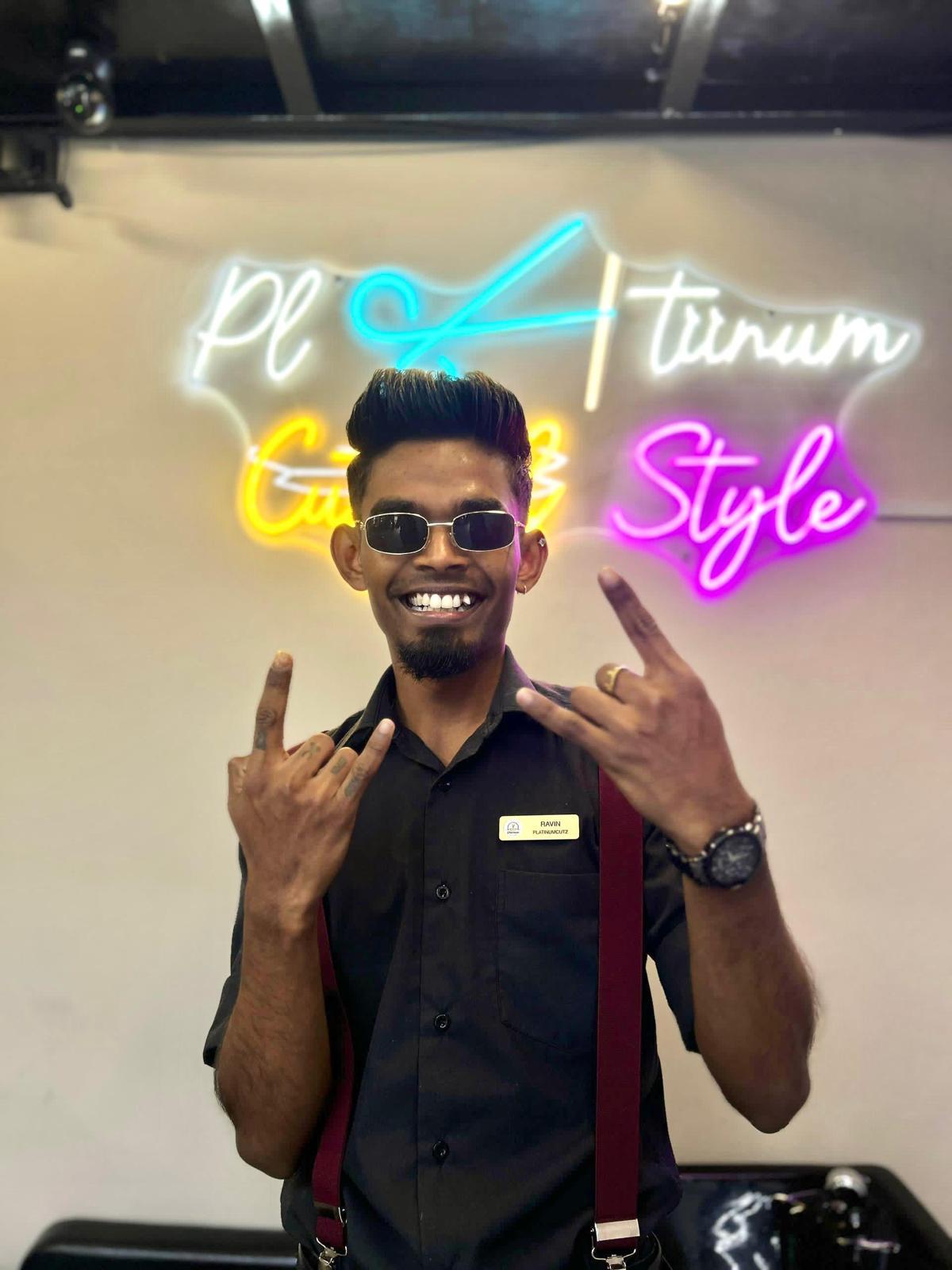 Ravin — Barber at Platinum Cutz Singapore